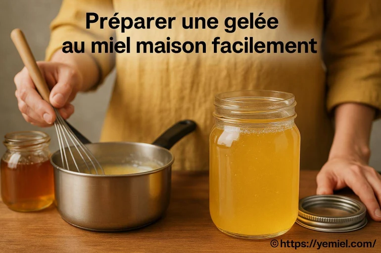 Préparer une gelée au miel maison facilement : guide pas à pas