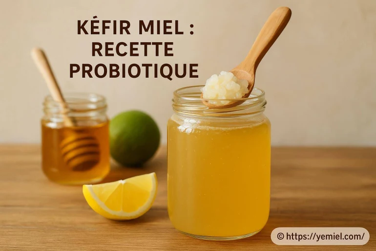 Kéfir miel : comment préparer une recette probiotique maison