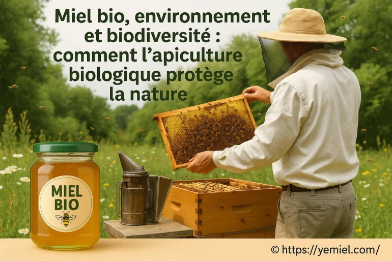 Miel bio, environnement et biodiversité : comment l’apiculture biologique protège la nature