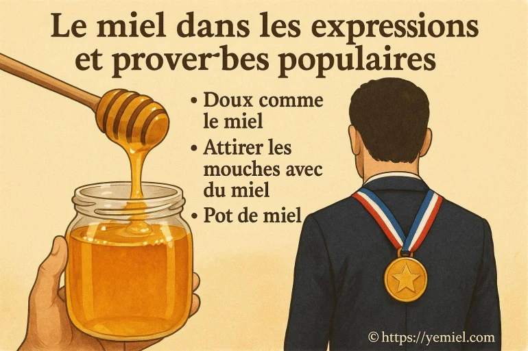 Le miel dans les expressions et proverbes populaires : que signifient-ils ?