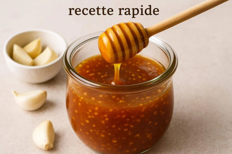Sauce miel et ail : recette rapide et facile à préparer