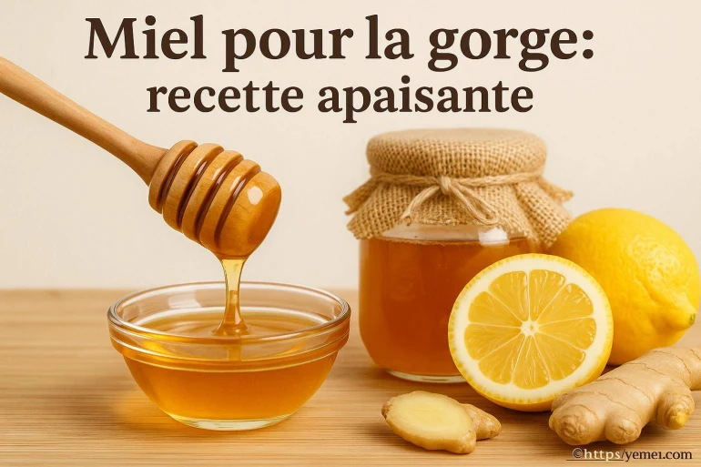 Miel pour la gorge : recette apaisante et naturelle à préparer chez soi