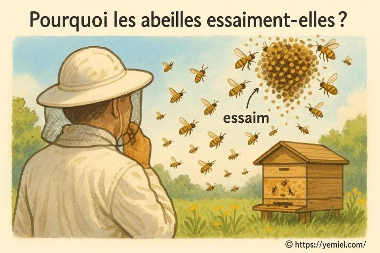 Pourquoi les abeilles essaiment-elles et que signifie cet essaim