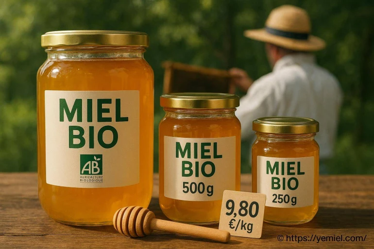 Miel bio : quels formats choisir et à quel prix au kilo