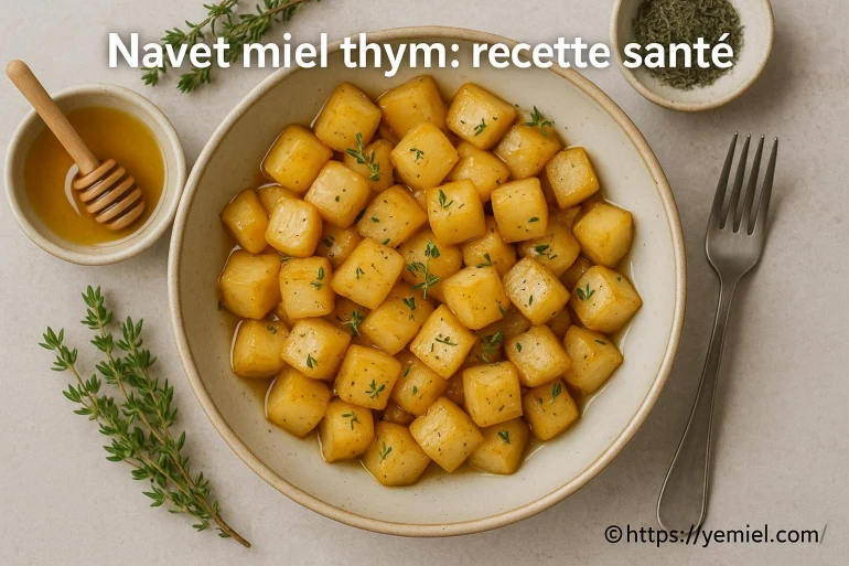 Navet miel thym : une recette santé simple et savoureuse