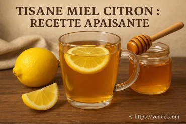 Tisane miel citron : recette apaisante pour se détendre naturellement