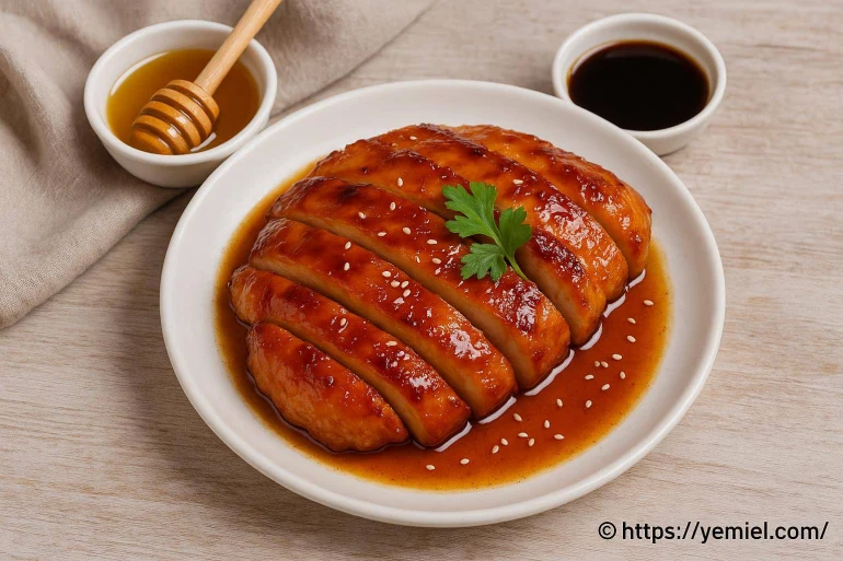 Recette de poulet laqué au miel pour célébrer l'année du lapin
