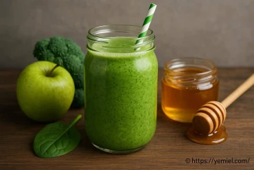 Smoothie vert frais au miel big island bees