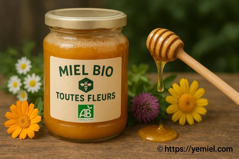 Miel bio toutes fleurs : quels sont ses bienfaits pour la santé ?