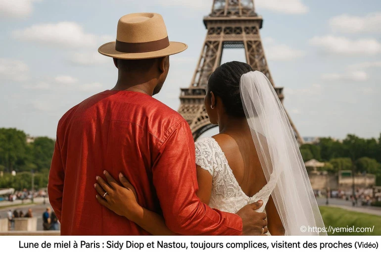Lune de miel à Paris : Sidy Diop et Nastou toujours complices