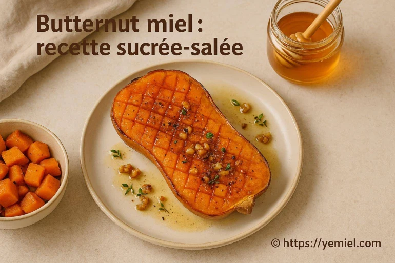Butternut miel : recette sucrée-salée facile et gourmande