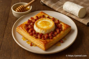 Feuilleté chèvre miel lardons : une recette gourmande à savourer