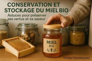 Conservation et stockage du miel bio : comment préserver ses vertus et sa saveur ?