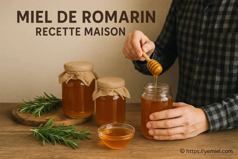 Miel de romarin : recette maison simple et naturelle