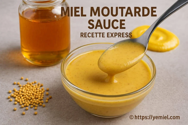 Miel moutarde sauce : recette express pour accompagner vos plats