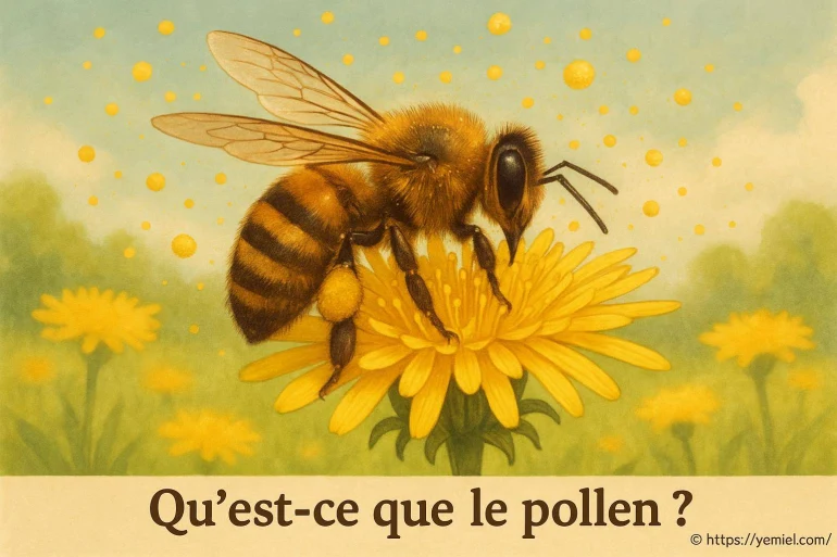 Pollen d’abeille : origine, goût, usages alimentaires et précautions