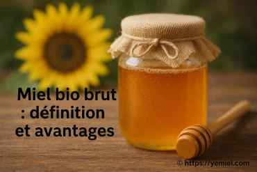Miel bio brut : définition, bienfaits et usages naturels