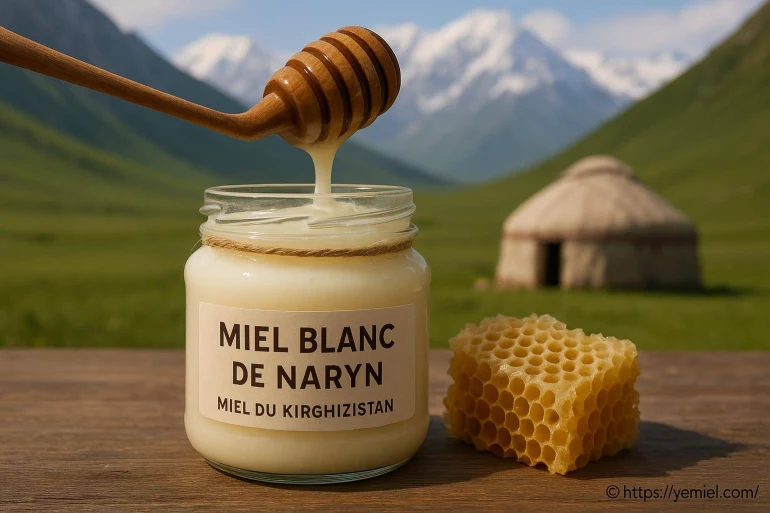 Le miel blanc de Naryn, un trésor rare du Kirghizistan