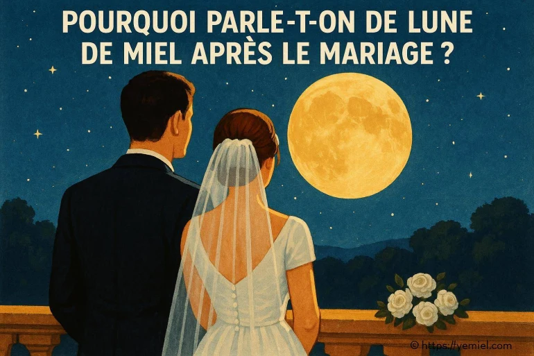 Pourquoi parle-t-on de lune de miel après le mariage ?