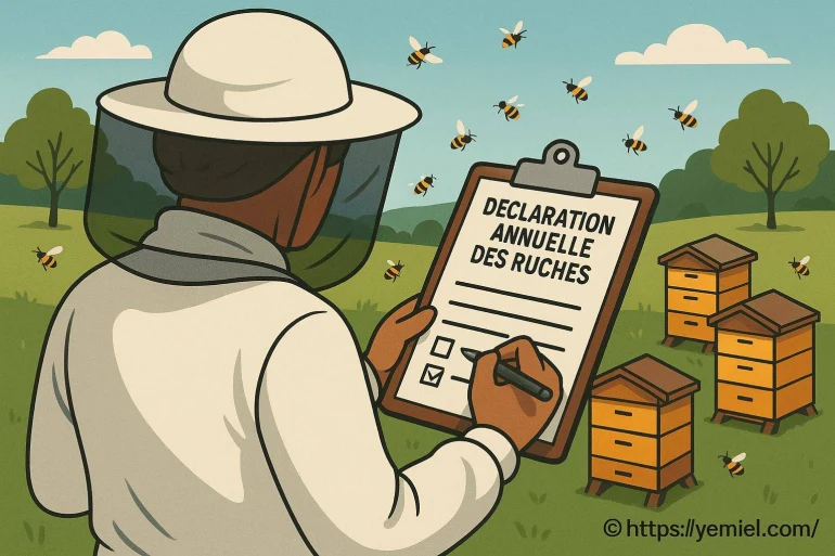Déclaration annuelle des ruches avant le 31 décembre 2025