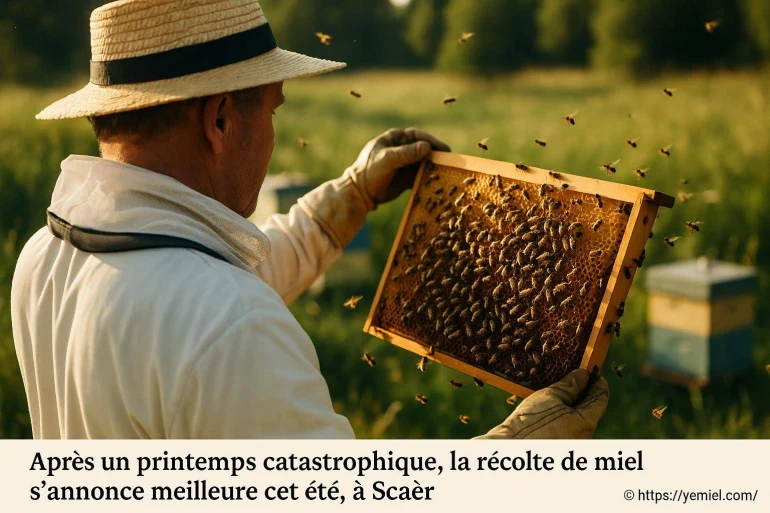 Après un printemps difficile, la récolte de miel s'améliore cet été à Scaër