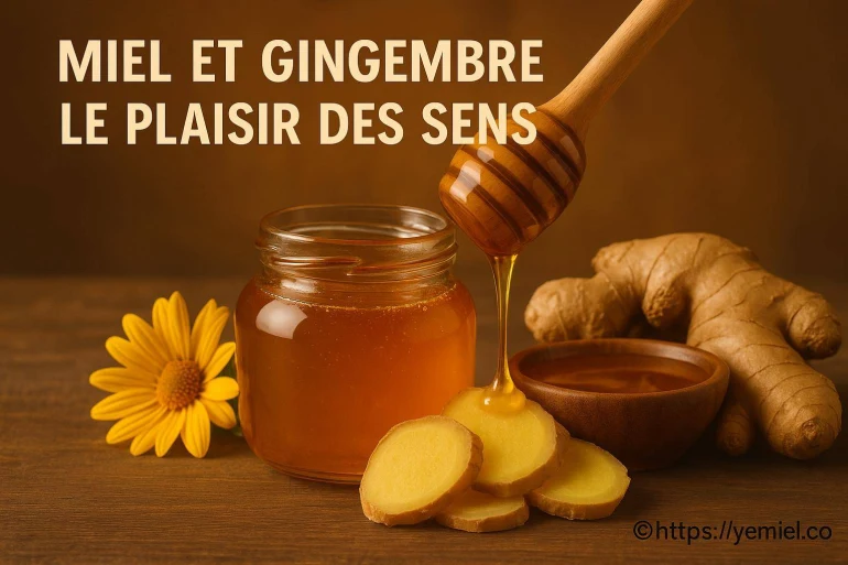 Miel et gingembre : le plaisir des sens et bienfaits naturels