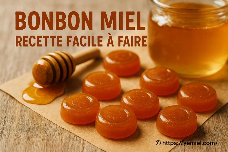 Bonbon miel : recette facile à faire chez soi