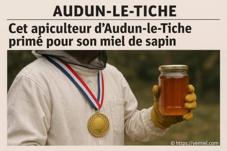 Un apiculteur d'audun-le-tiche primé pour son miel de sapin