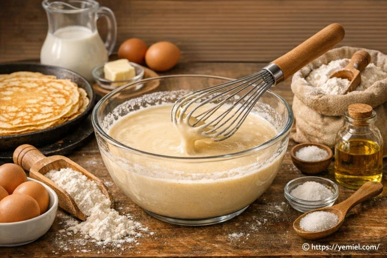 La pâte à crêpes au miel : réussir ce classique simple et rapide
