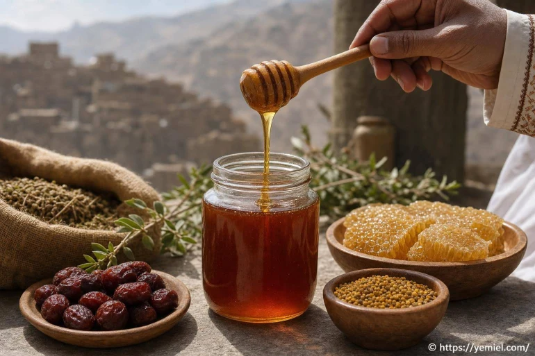 Vrai miel du Yémen : origine, texture, prix et pièges à éviter
