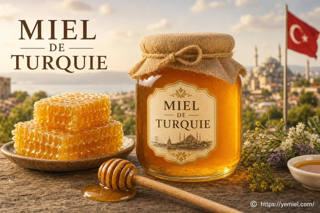 Miel de Turquie : pin, châtaignier, thym et montagne
