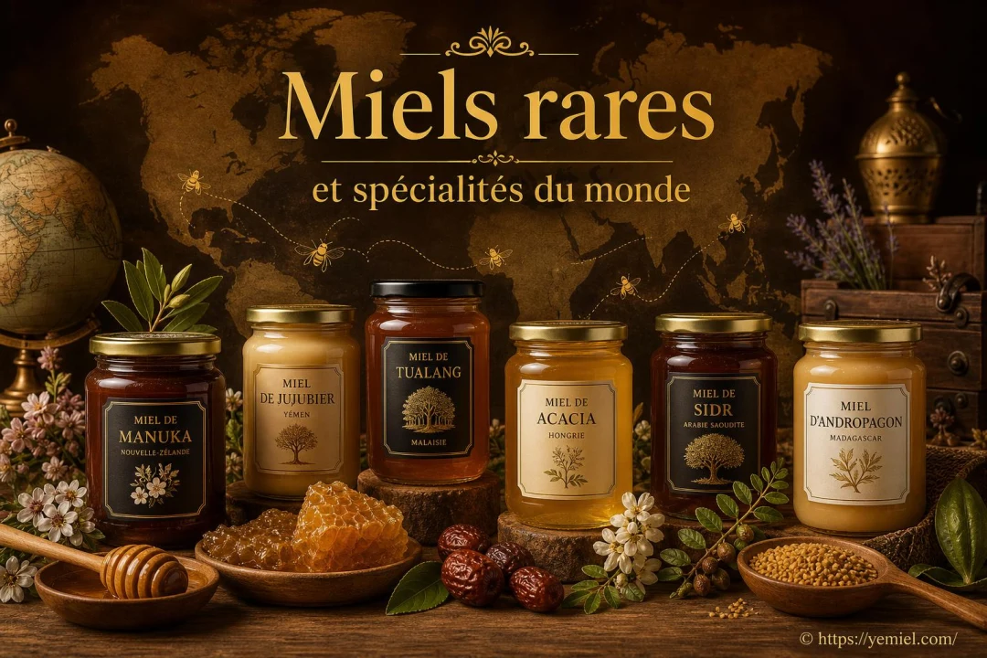 Miels rares et spécialités du monde