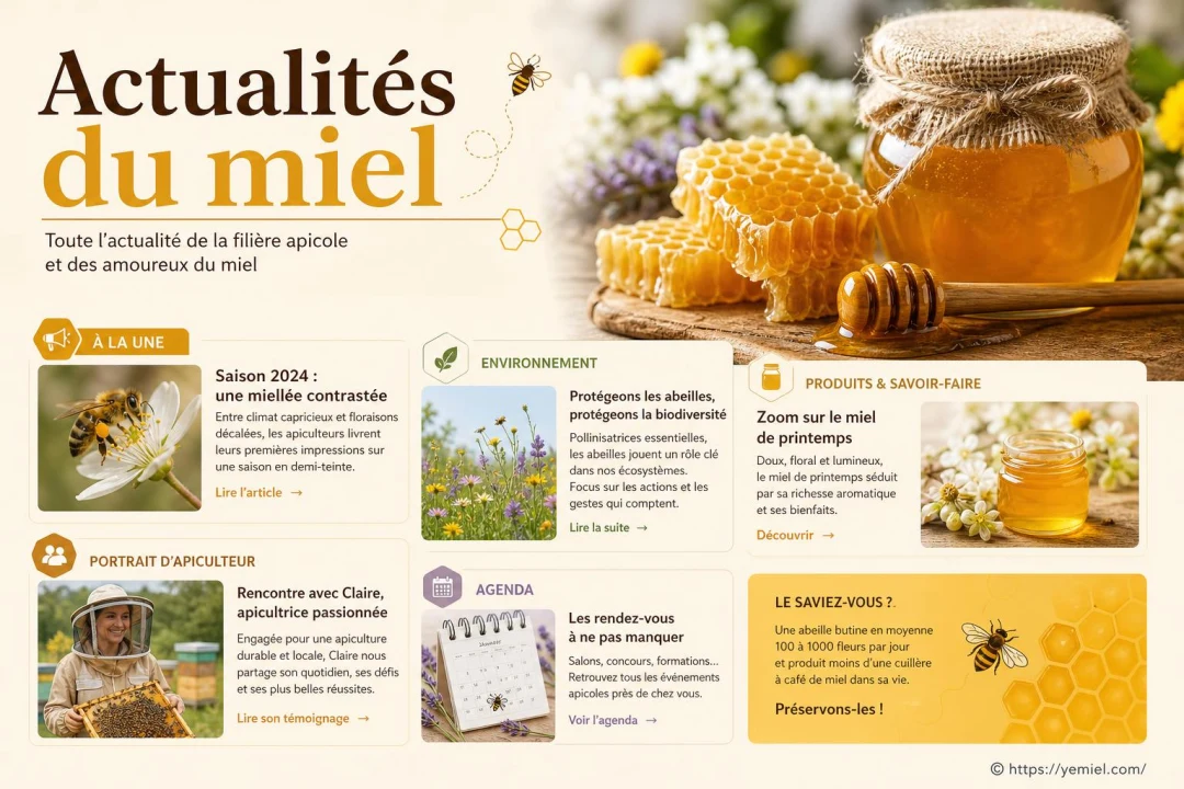Actualités du miel