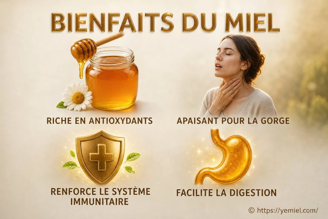 Bienfaits du miel