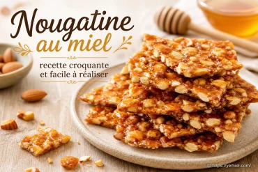 Nougatine au miel du Yemen : recette croquante maison