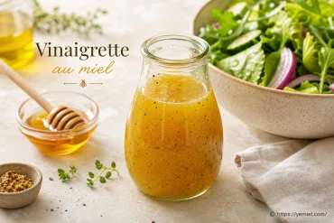 Vinaigrette au miel : recette de base et variantes