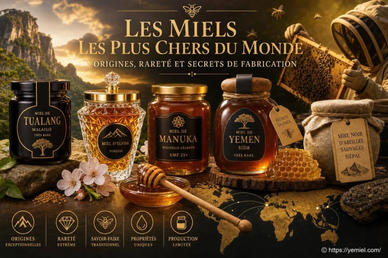Les miels les plus chers du monde : origines, rareté et secrets de fabrication