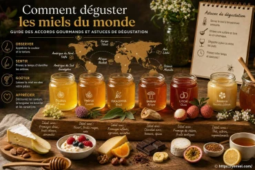 Comment déguster les miels du monde : guide des accords gourmands et astuces de dégustation
