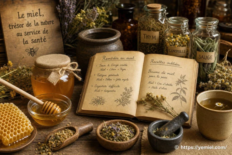 Le miel et la médecine traditionnelle : recettes et remèdes populaires oubliés