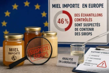 Miel importé en Europe : 46 % des échantillons suspects de contenir des sirops