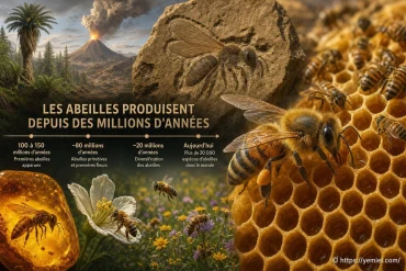 Les abeilles produisent-elles du miel depuis des millions d’années ?