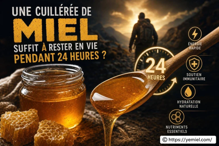 Une cuillérée de miel suffit-elle à rester en vie pendant 24 heures ?