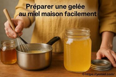 Préparer une gelée au miel maison facilement : guide pas à pas