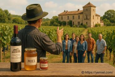 Fermes en fête 2025 : visite de l’exploitation familiale du château des Fontanelles entre vin, miel et safran