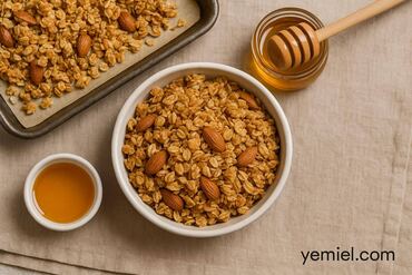 Granola miel : recette de base pour un petit déjeuner gourmand