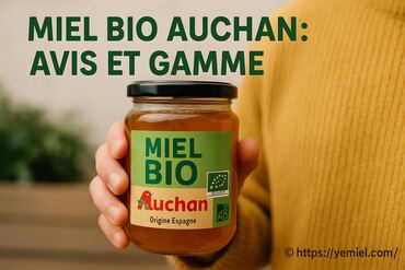 Miel bio Auchan : avis complet et découverte de la gamme
