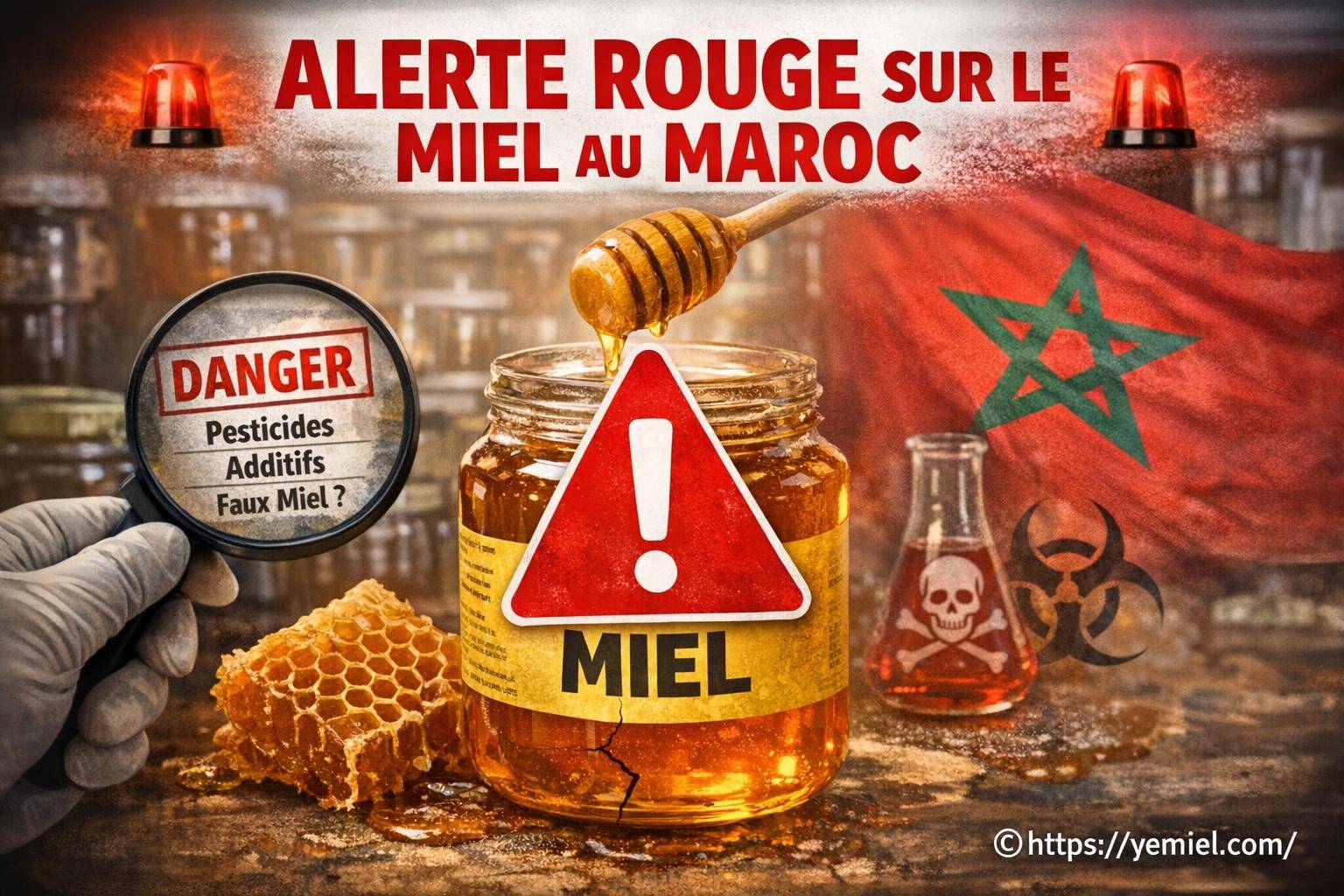 Alerte sur le miel royal dangereux commercialisé au maroc