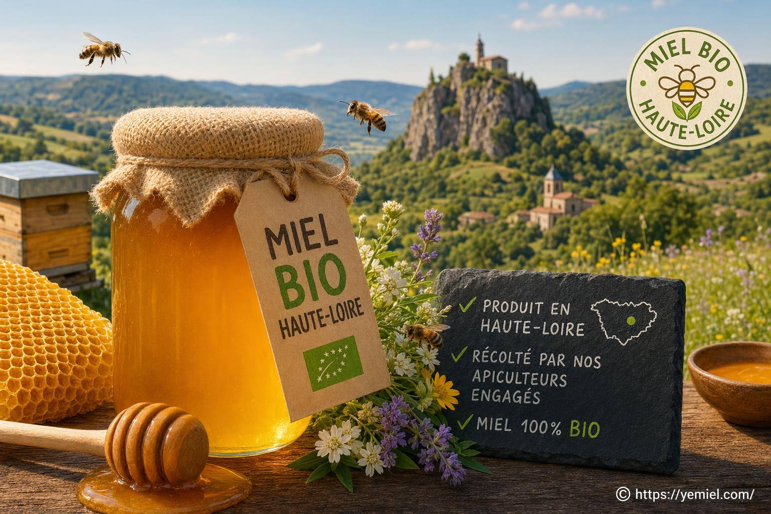 Miel bio Haute-Loire : comment se déroule la production et quel est son goût unique ?