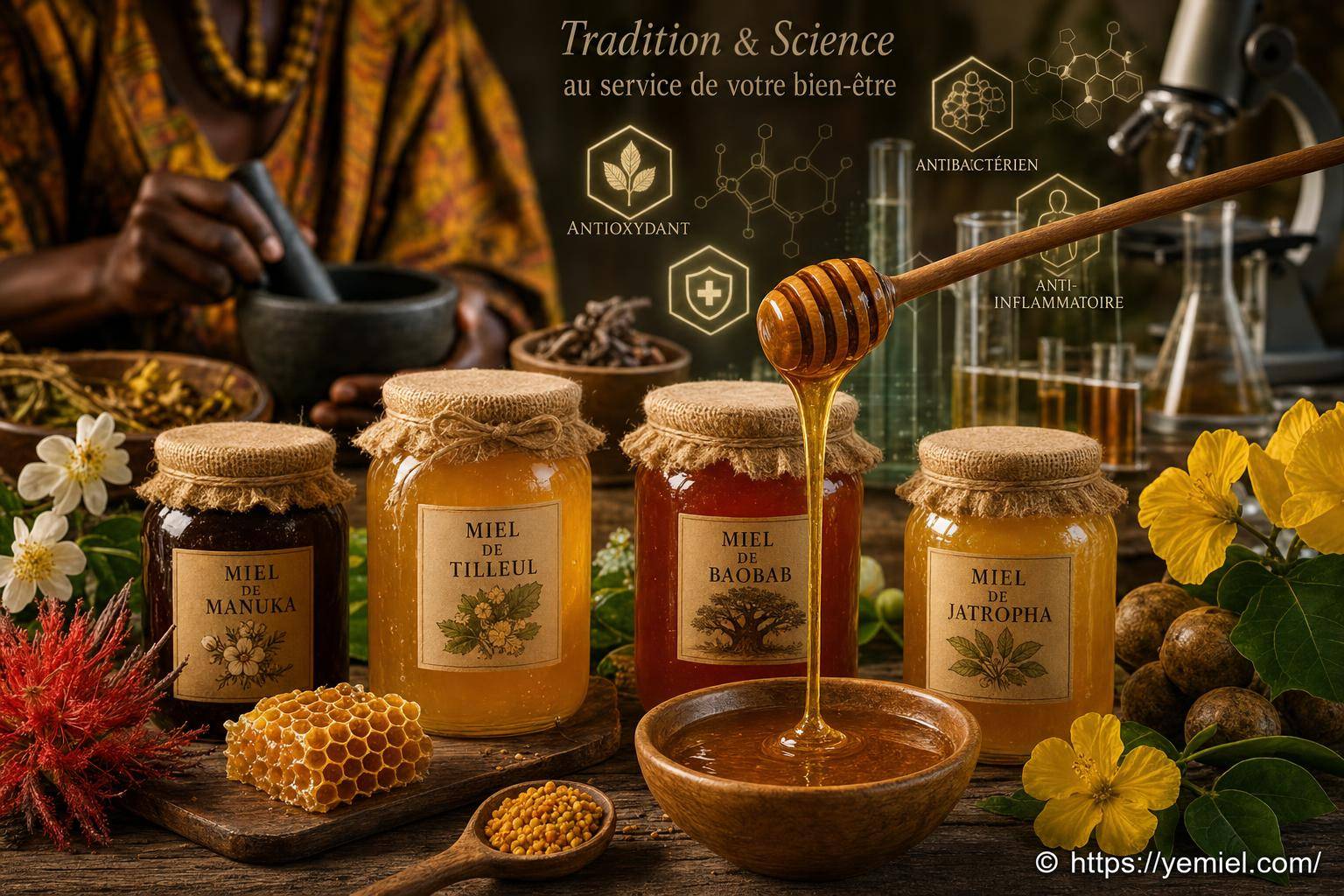 Les pouvoirs thérapeutiques des miels exotiques entre tradition et science