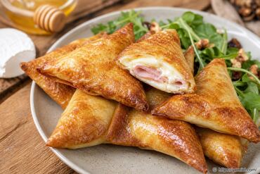Brick chèvre miel jambon : recette croustillante et facile